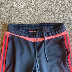 Adidas track pants with removable bottoms S